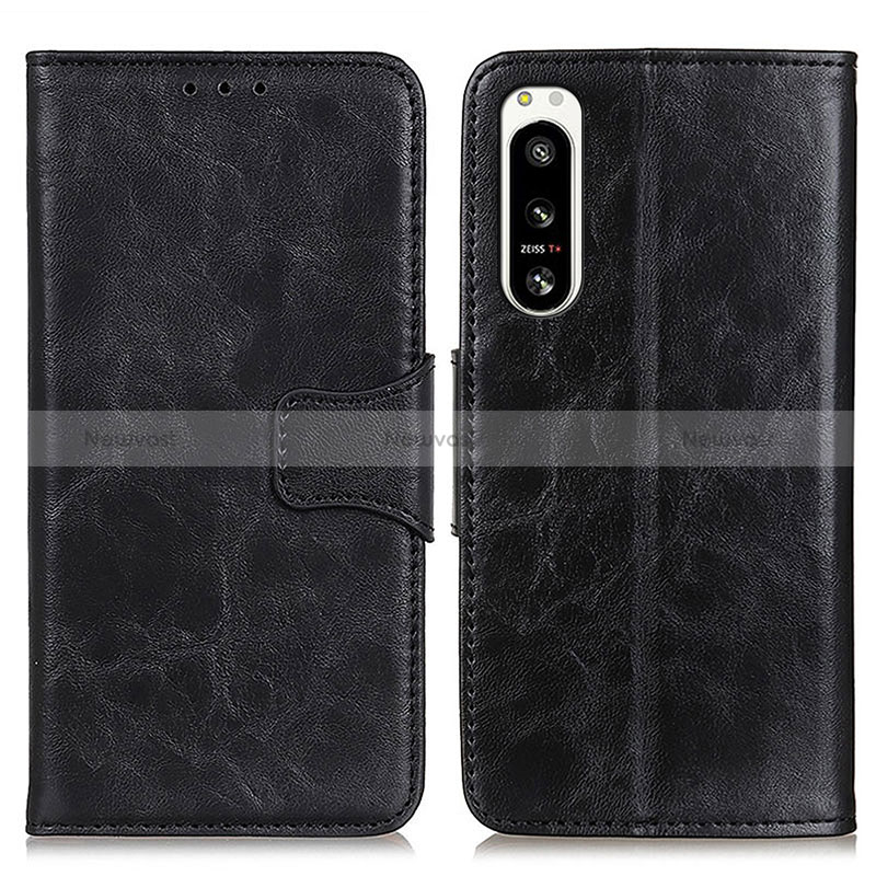 Leather Case Stands Flip Cover Holder M02L for Sony Xperia 5 IV