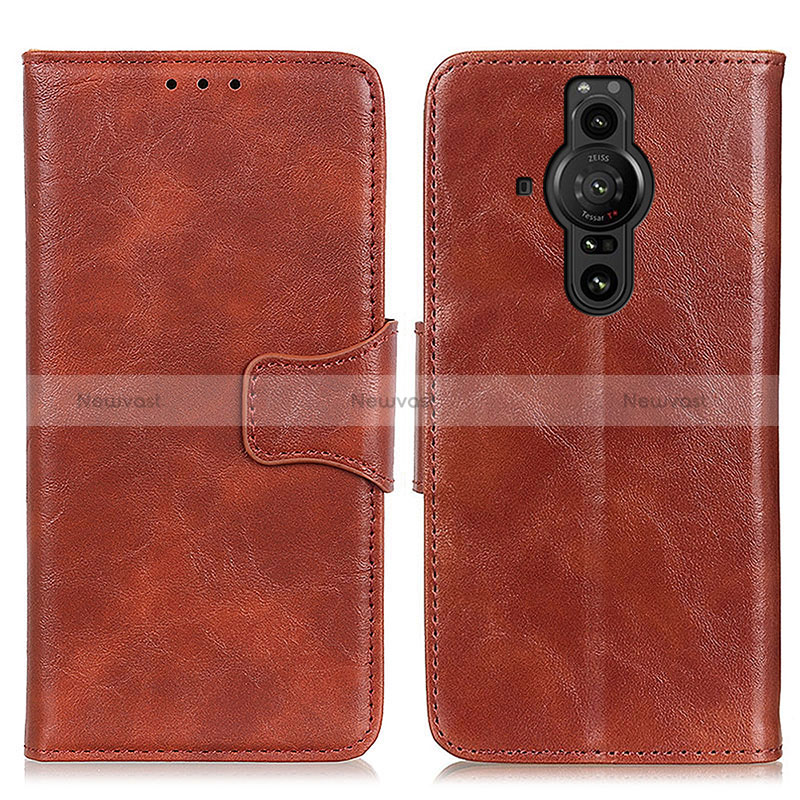 Leather Case Stands Flip Cover Holder M02L for Sony Xperia PRO-I