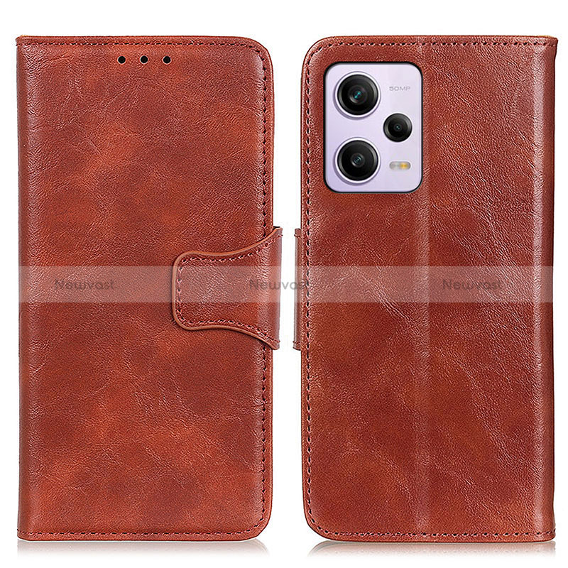 Leather Case Stands Flip Cover Holder M02L for Xiaomi Redmi Note 12 Pro 5G