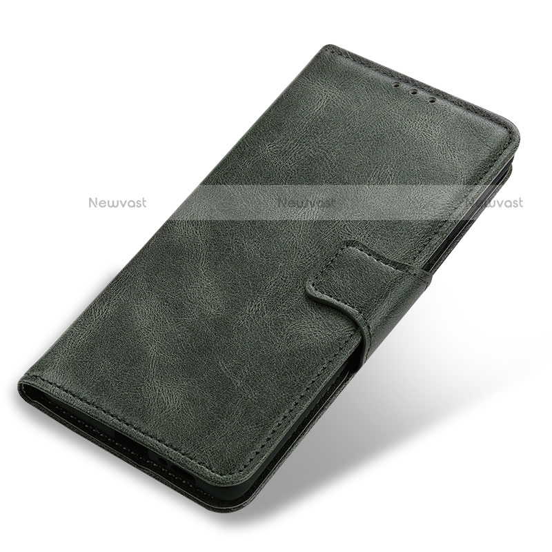 Leather Case Stands Flip Cover Holder M03L for Motorola Moto Edge 30 Pro 5G Green