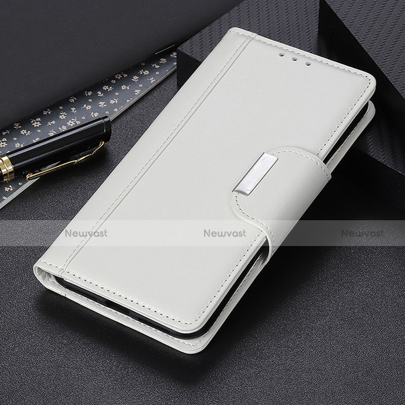 Leather Case Stands Flip Cover Holder M03L for Motorola Moto G Stylus (2021)