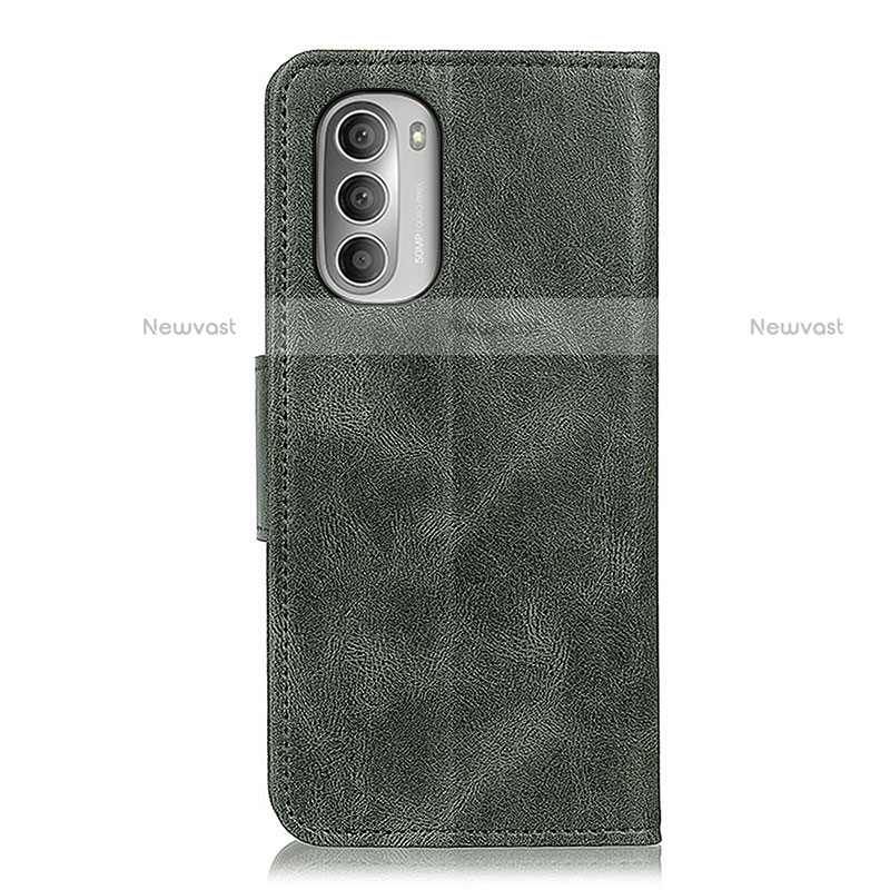 Leather Case Stands Flip Cover Holder M03L for Motorola Moto G Stylus (2022) 4G