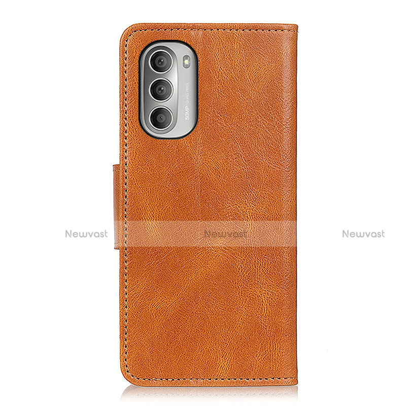 Leather Case Stands Flip Cover Holder M03L for Motorola Moto G Stylus (2022) 5G