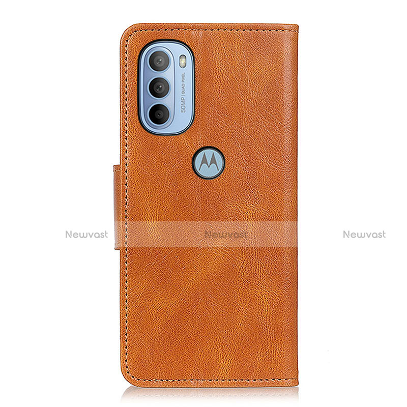 Leather Case Stands Flip Cover Holder M03L for Motorola Moto G41