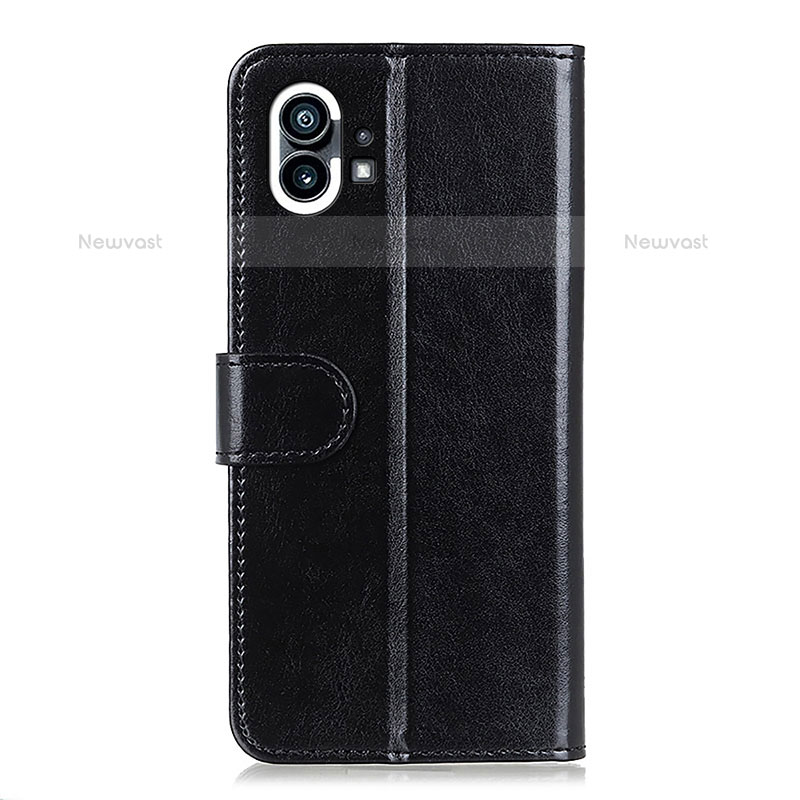 Leather Case Stands Flip Cover Holder M03L for Nothing Phone 1