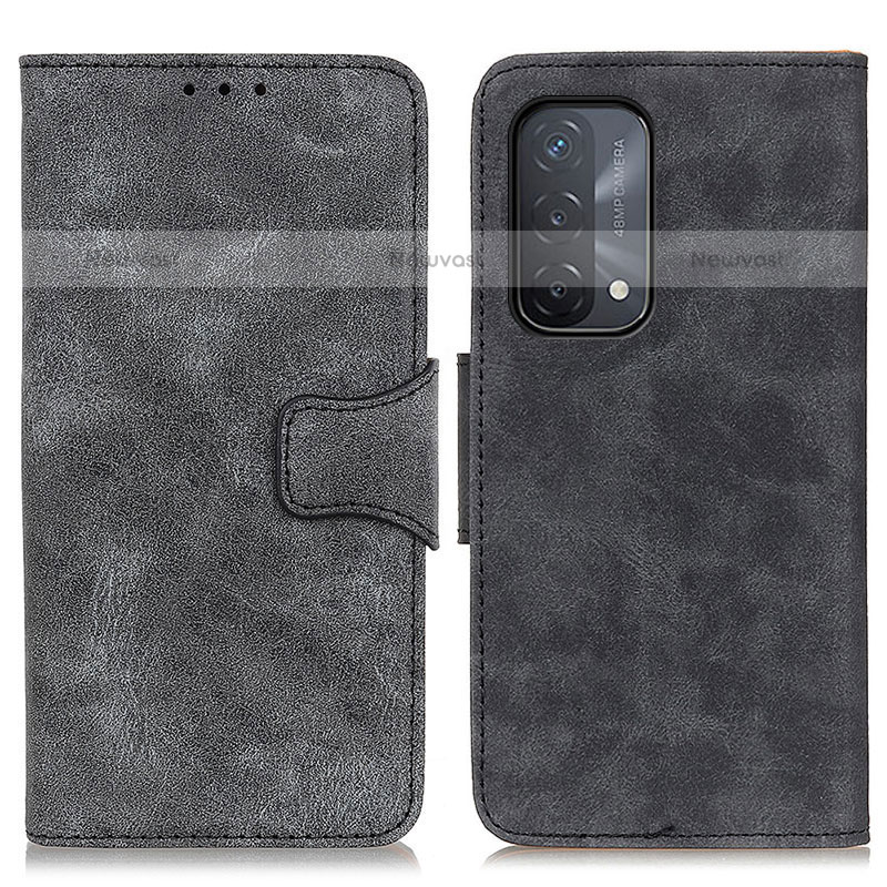 Leather Case Stands Flip Cover Holder M03L for OnePlus Nord N200 5G