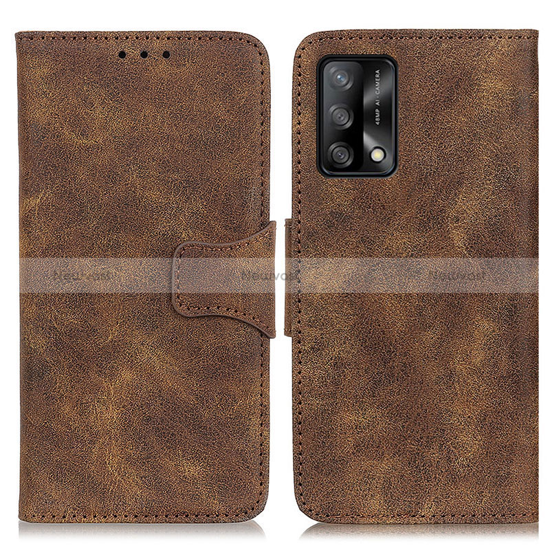 Leather Case Stands Flip Cover Holder M03L for Oppo A95 4G
