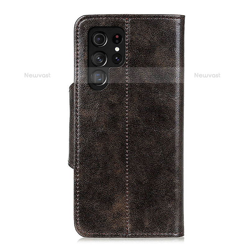 Leather Case Stands Flip Cover Holder M03L for Samsung Galaxy S21 Ultra 5G