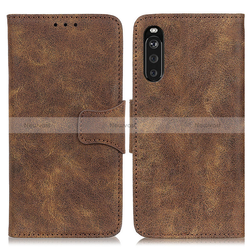 Leather Case Stands Flip Cover Holder M03L for Sony Xperia 10 III