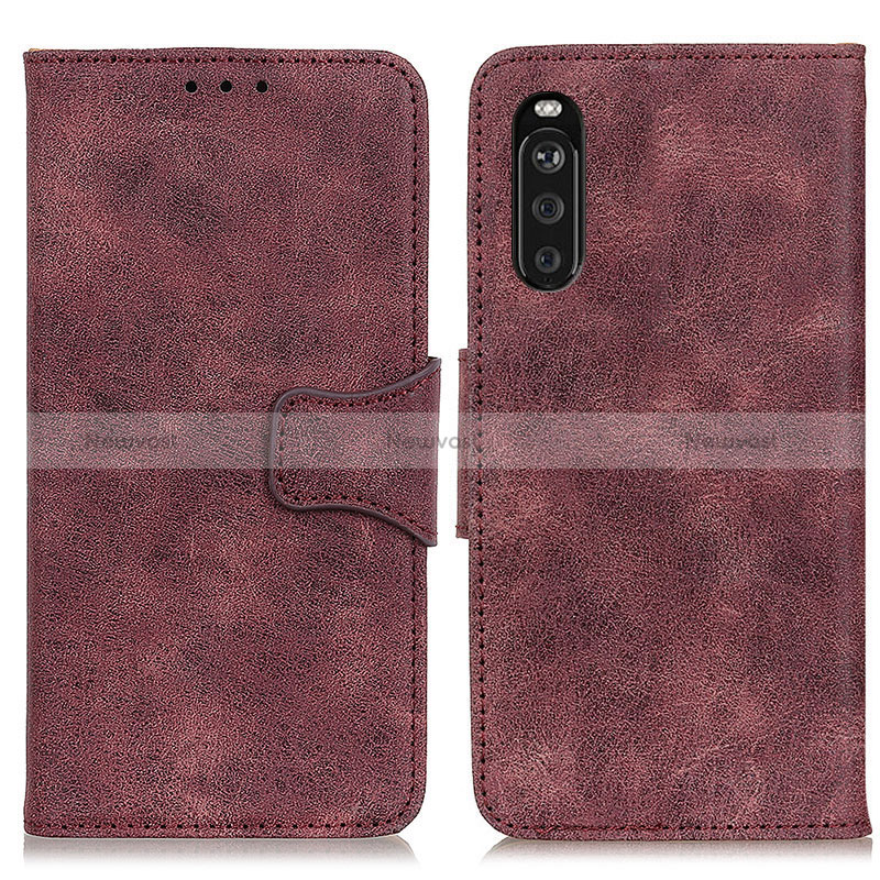 Leather Case Stands Flip Cover Holder M03L for Sony Xperia 10 III