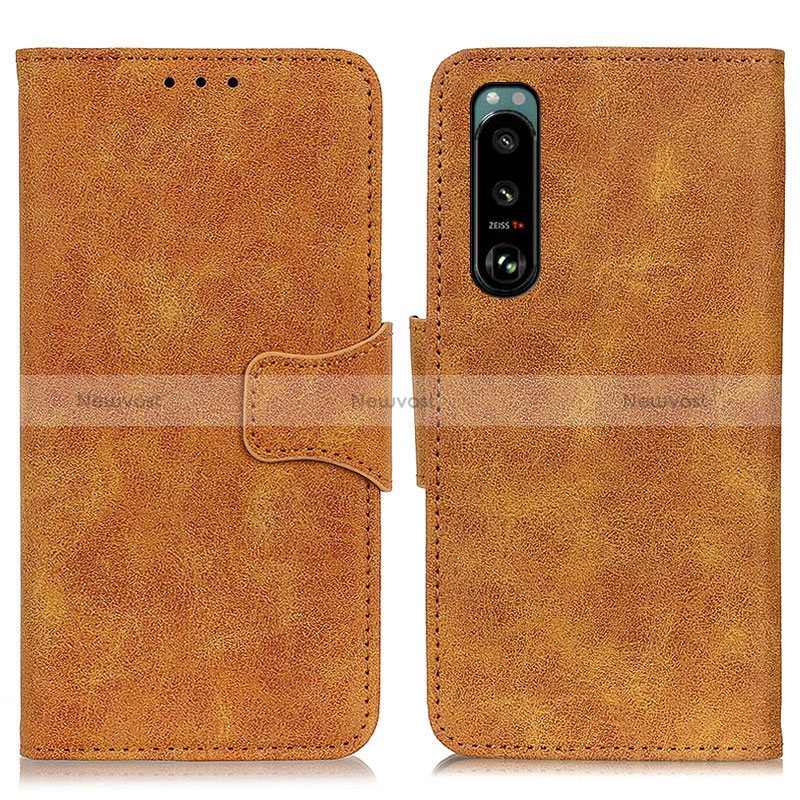 Leather Case Stands Flip Cover Holder M03L for Sony Xperia 5 III