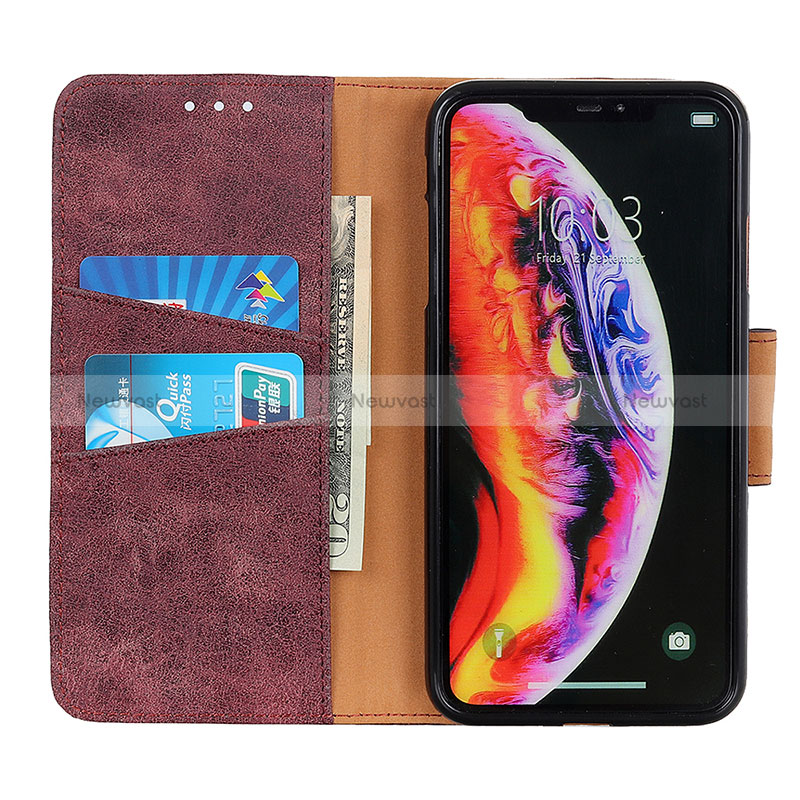 Leather Case Stands Flip Cover Holder M03L for Sony Xperia Ace II