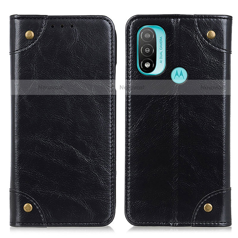 Leather Case Stands Flip Cover Holder M04L for Motorola Moto E40