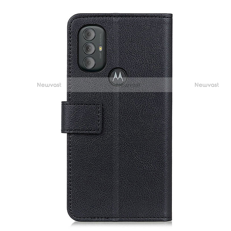Leather Case Stands Flip Cover Holder M04L for Motorola Moto G Power (2022)