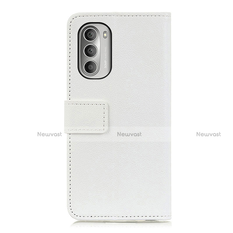 Leather Case Stands Flip Cover Holder M04L for Motorola Moto G Stylus (2022) 5G