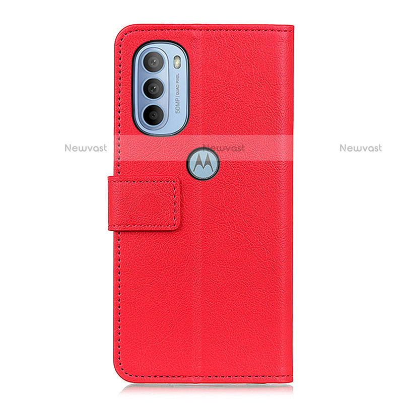 Leather Case Stands Flip Cover Holder M04L for Motorola Moto G31