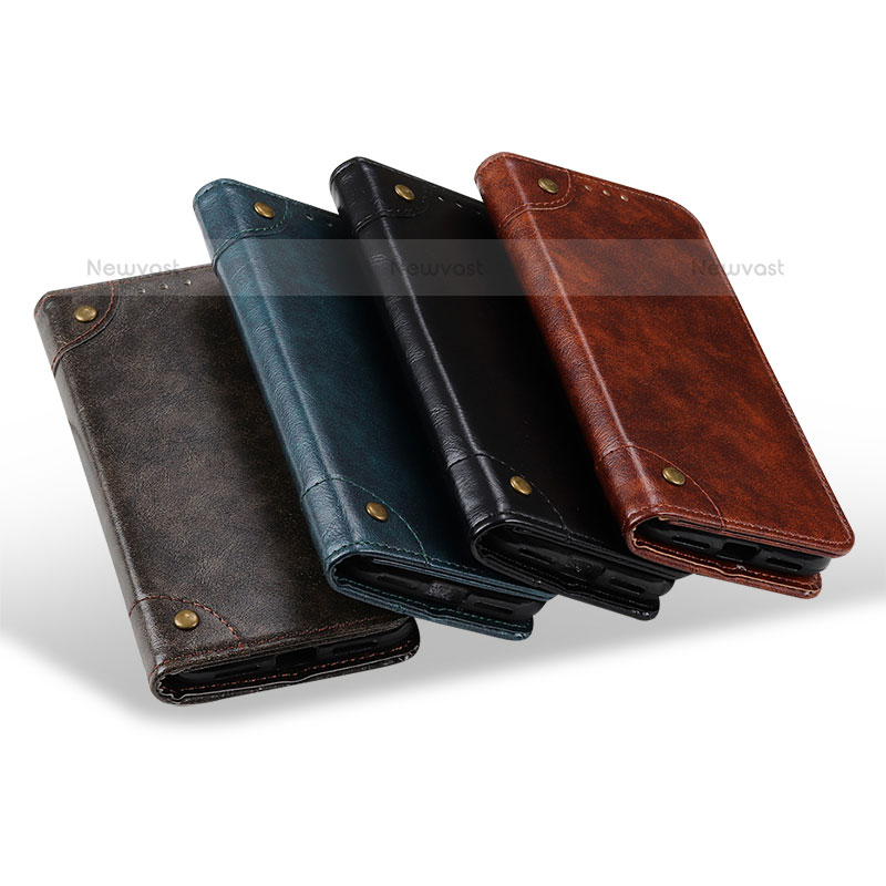 Leather Case Stands Flip Cover Holder M04L for Samsung Galaxy S23 Plus 5G