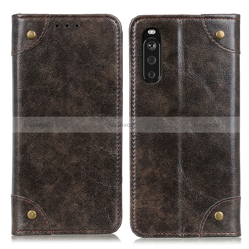 Leather Case Stands Flip Cover Holder M04L for Sony Xperia 10 III