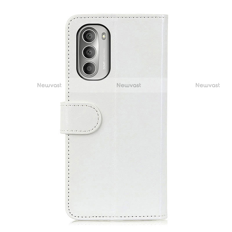 Leather Case Stands Flip Cover Holder M05L for Motorola Moto G Stylus (2022) 4G