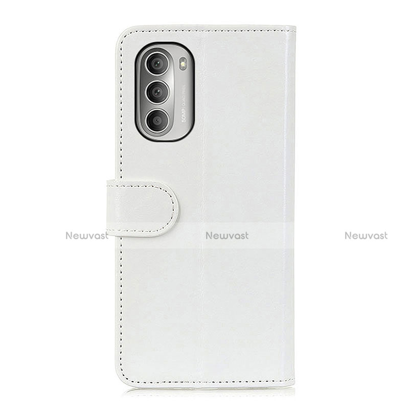 Leather Case Stands Flip Cover Holder M05L for Motorola Moto G Stylus (2022) 5G