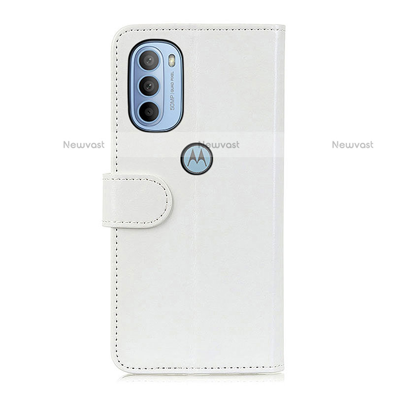 Leather Case Stands Flip Cover Holder M05L for Motorola Moto G31