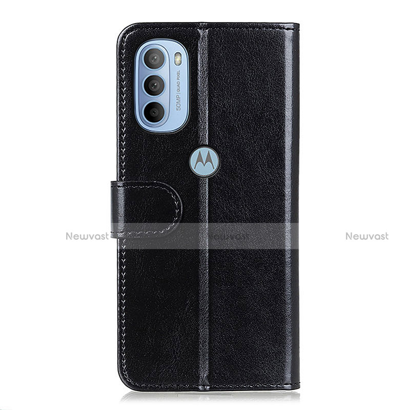 Leather Case Stands Flip Cover Holder M05L for Motorola Moto G41