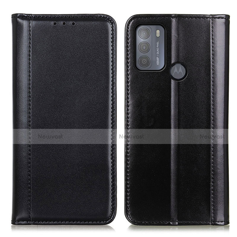 Leather Case Stands Flip Cover Holder M05L for Motorola Moto G50