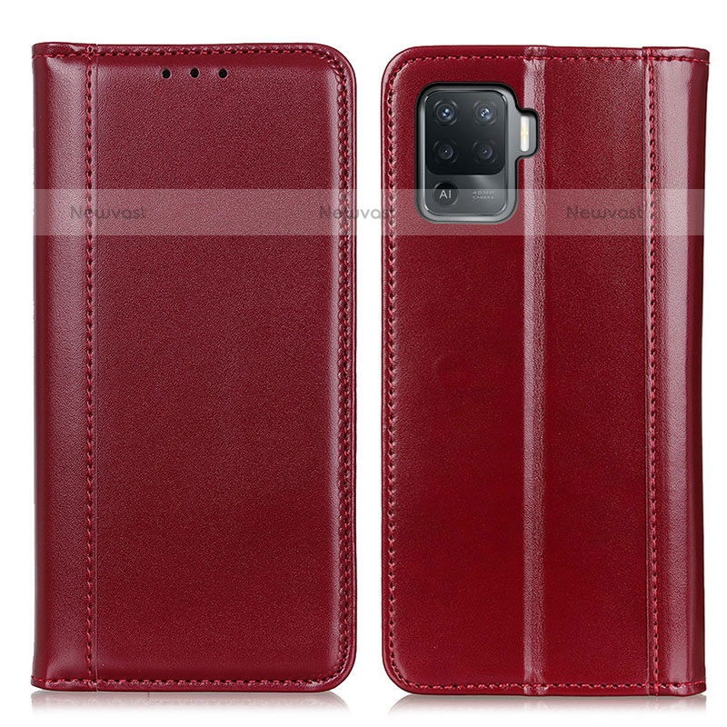 Leather Case Stands Flip Cover Holder M05L for Oppo A94 4G