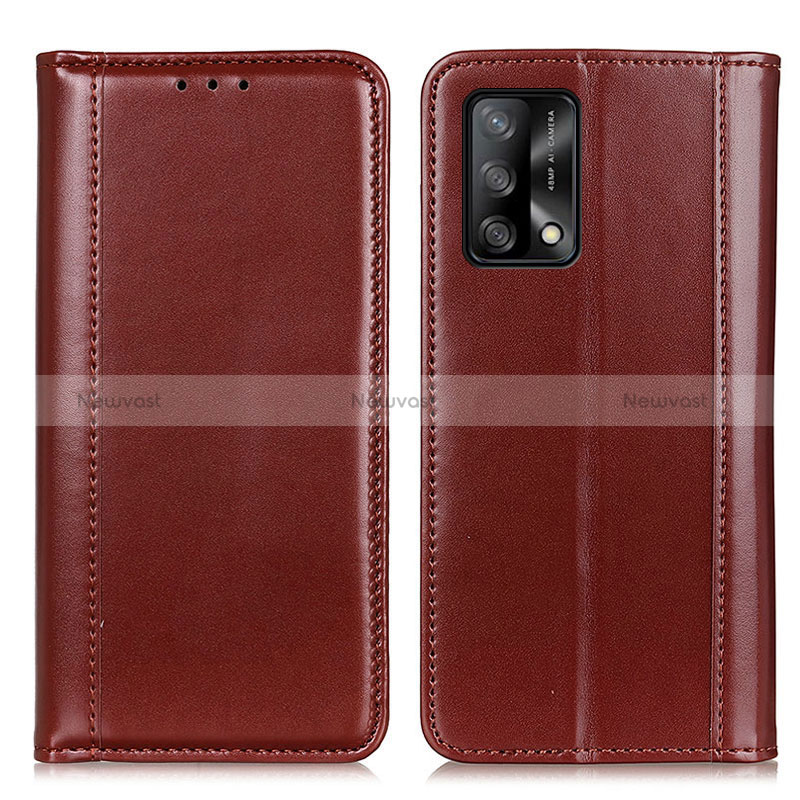 Leather Case Stands Flip Cover Holder M05L for Oppo A95 4G