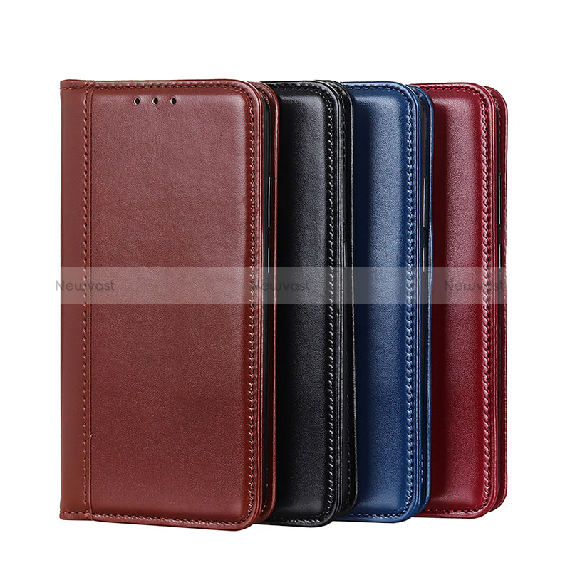 Leather Case Stands Flip Cover Holder M05L for Oppo Reno6 5G