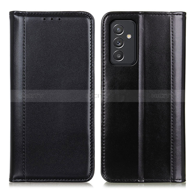 Leather Case Stands Flip Cover Holder M05L for Samsung Galaxy A05s Black
