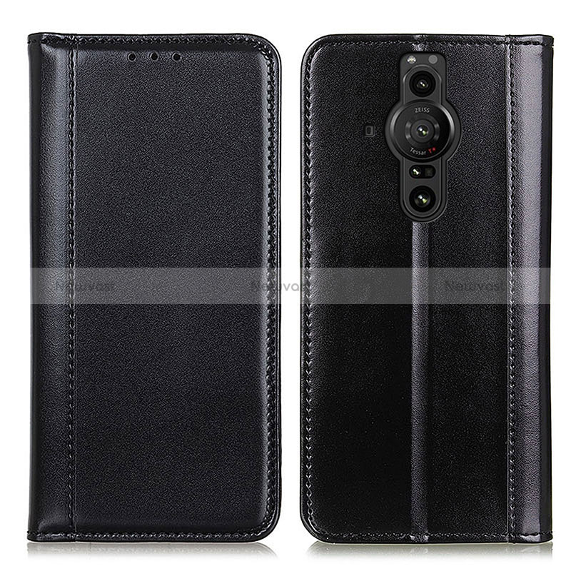 Leather Case Stands Flip Cover Holder M05L for Sony Xperia PRO-I