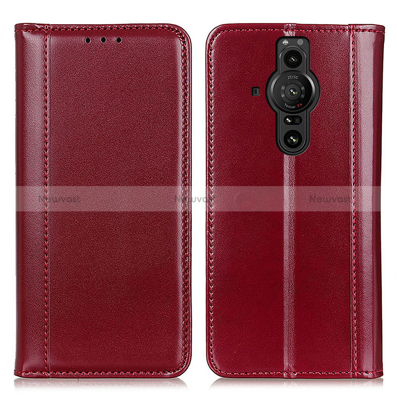 Leather Case Stands Flip Cover Holder M05L for Sony Xperia PRO-I