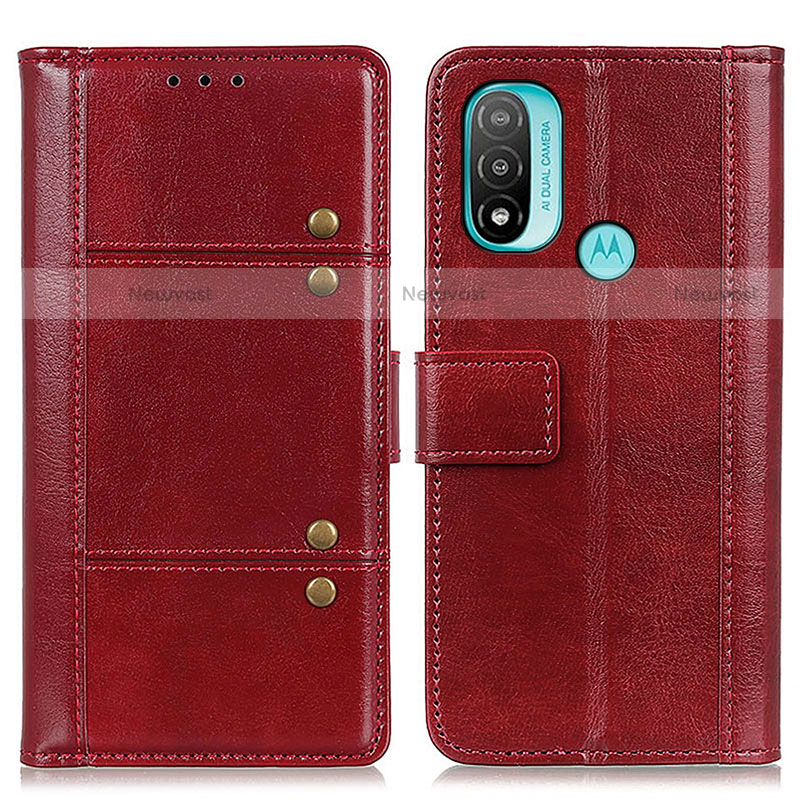 Leather Case Stands Flip Cover Holder M06L for Motorola Moto E20