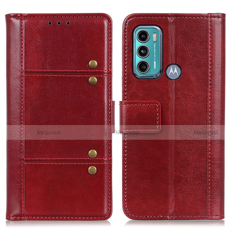 Leather Case Stands Flip Cover Holder M06L for Motorola Moto G40 Fusion