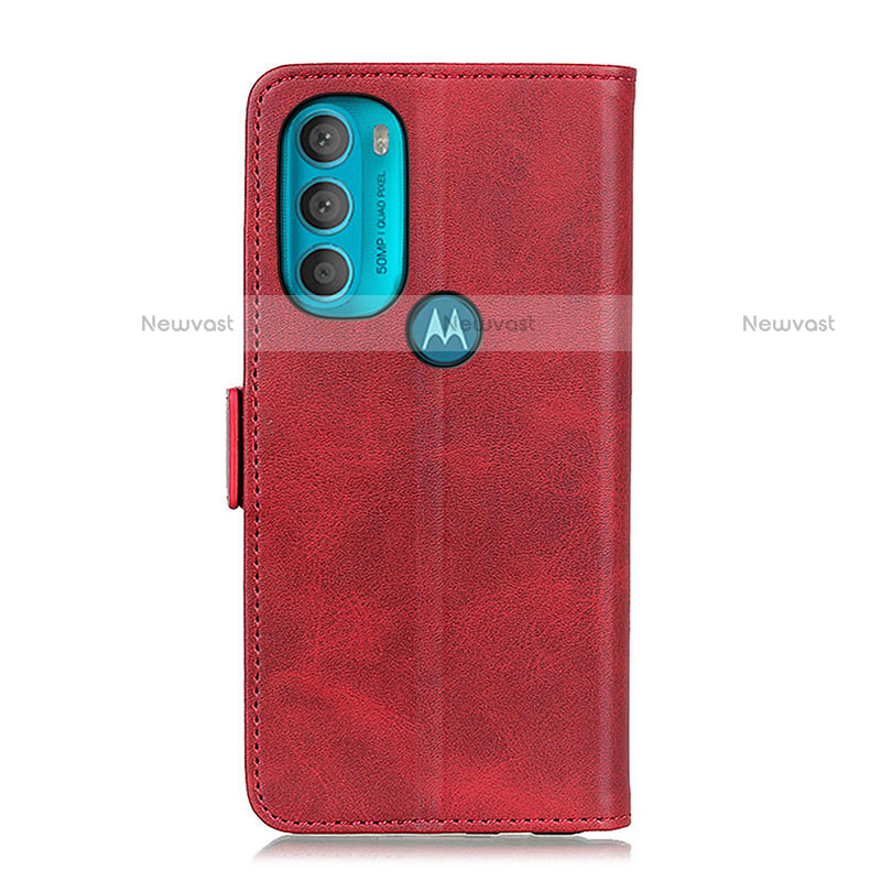 Leather Case Stands Flip Cover Holder M06L for Motorola Moto G71 5G