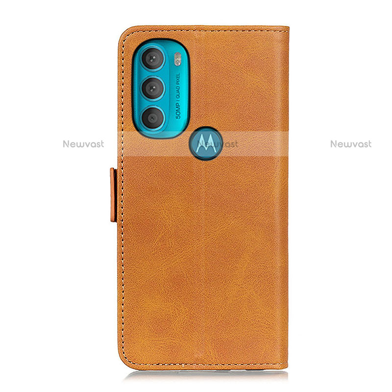 Leather Case Stands Flip Cover Holder M06L for Motorola Moto G71 5G