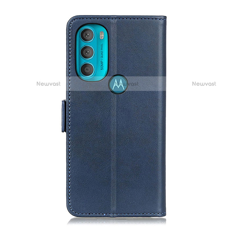 Leather Case Stands Flip Cover Holder M06L for Motorola Moto G71 5G