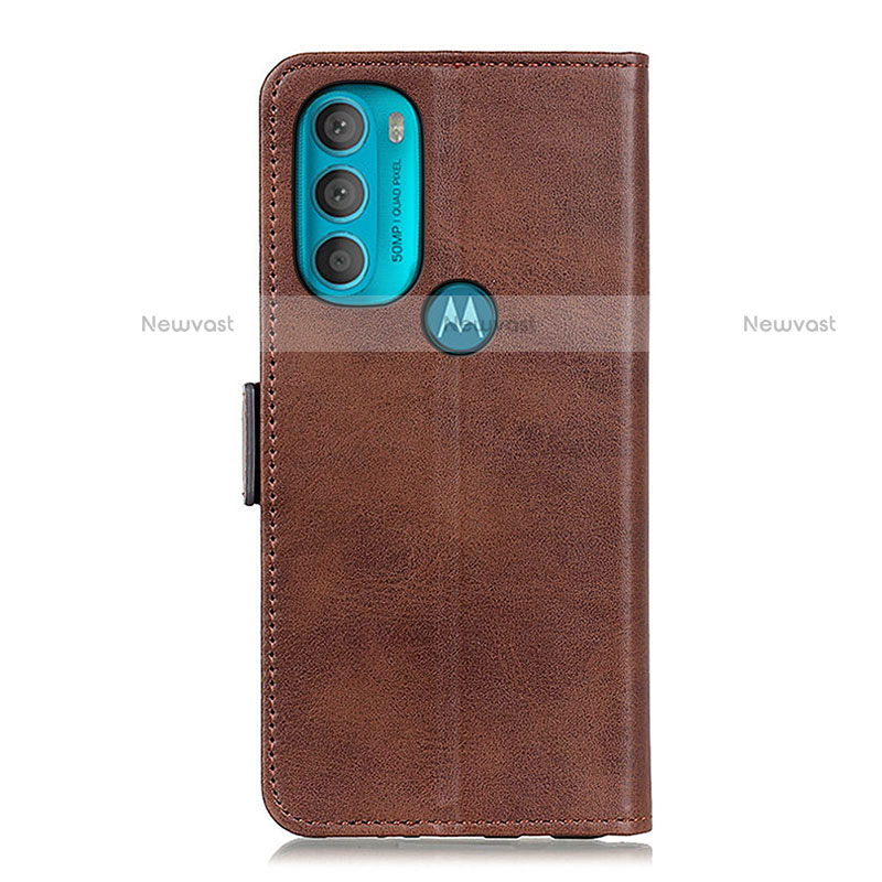 Leather Case Stands Flip Cover Holder M06L for Motorola Moto G71 5G