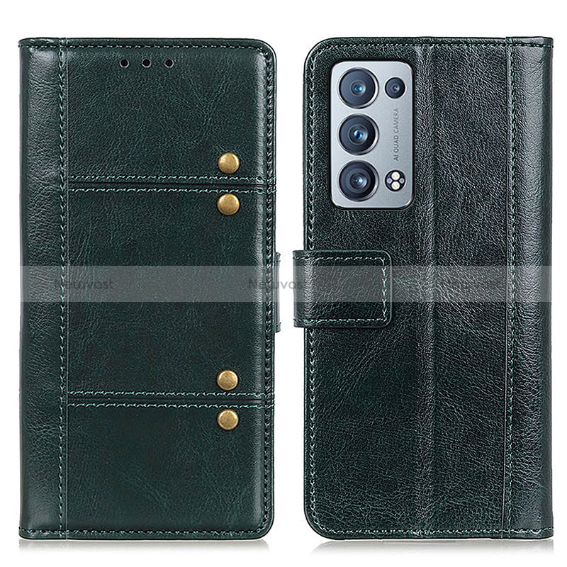 Leather Case Stands Flip Cover Holder M06L for Oppo Reno6 Pro+ Plus 5G