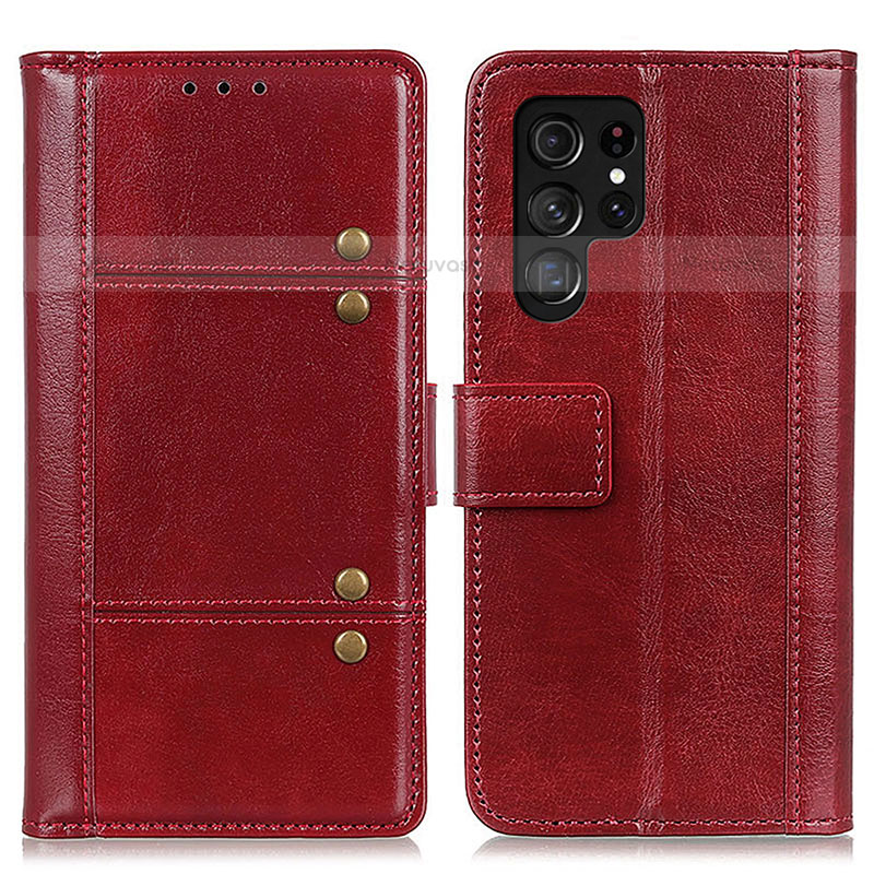 Leather Case Stands Flip Cover Holder M06L for Samsung Galaxy S21 Ultra 5G