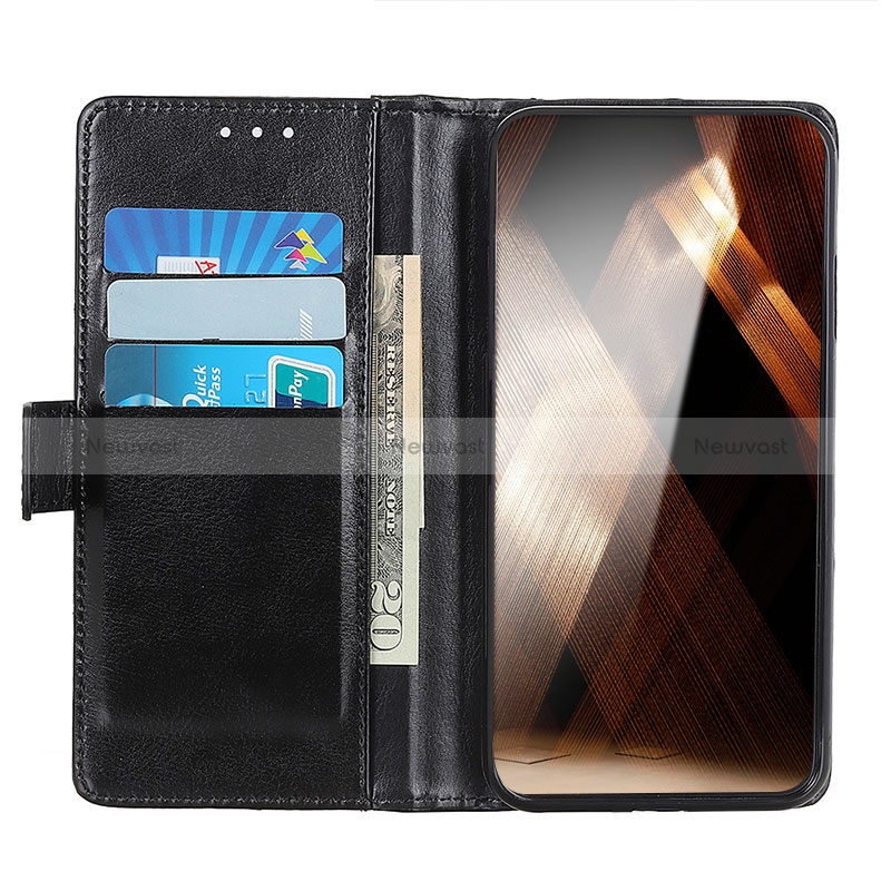 Leather Case Stands Flip Cover Holder M06L for Xiaomi Redmi Note 8 (2021)