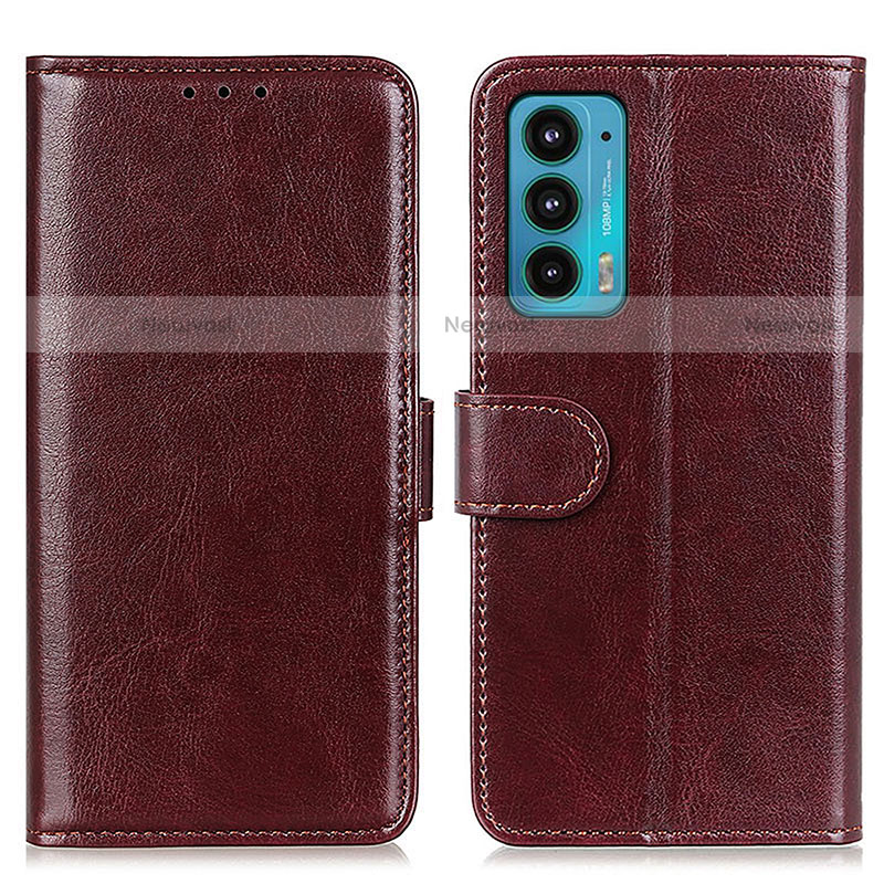 Leather Case Stands Flip Cover Holder M07L for Motorola Moto Edge Lite 5G