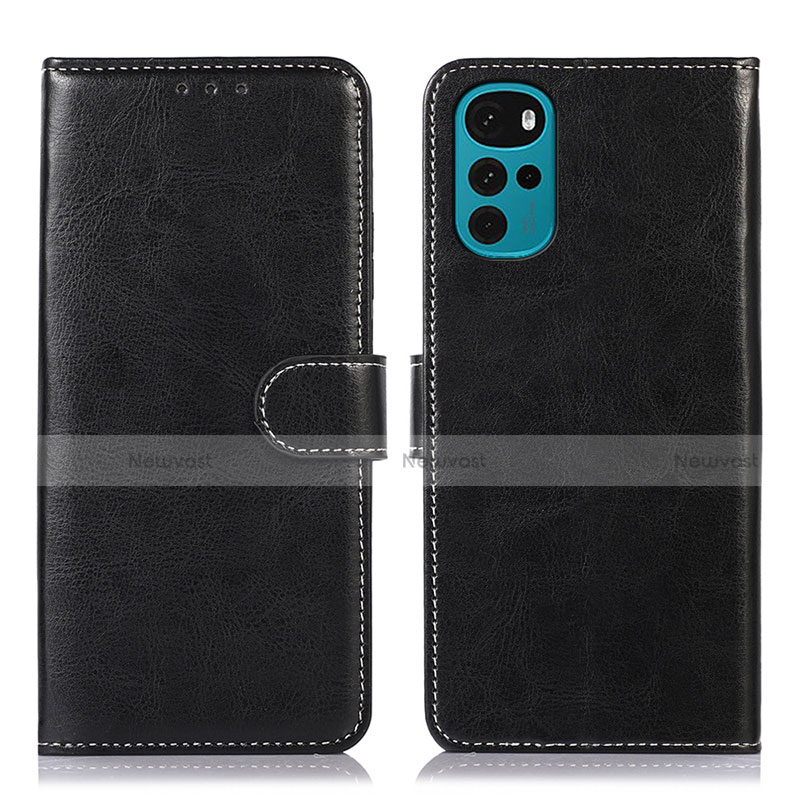 Leather Case Stands Flip Cover Holder M07L for Motorola Moto G22