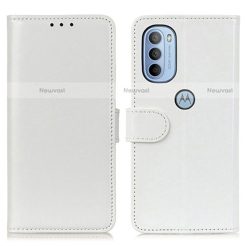Leather Case Stands Flip Cover Holder M07L for Motorola Moto G31