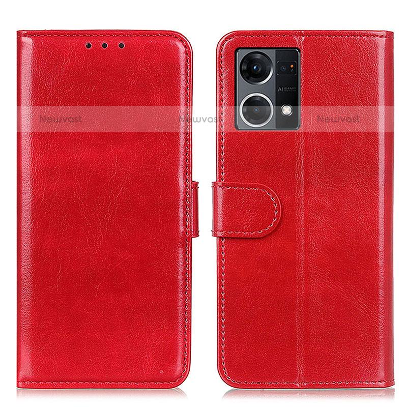 Leather Case Stands Flip Cover Holder M07L for Oppo F21s Pro 4G