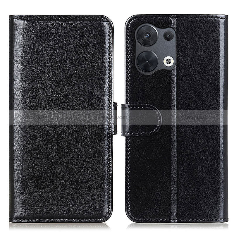 Leather Case Stands Flip Cover Holder M07L for Oppo Reno9 Pro+ Plus 5G