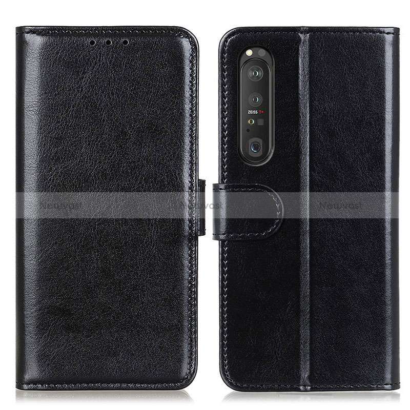 Leather Case Stands Flip Cover Holder M07L for Sony Xperia 1 III