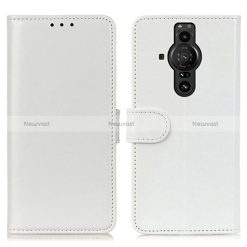 Leather Case Stands Flip Cover Holder M07L for Sony Xperia PRO-I