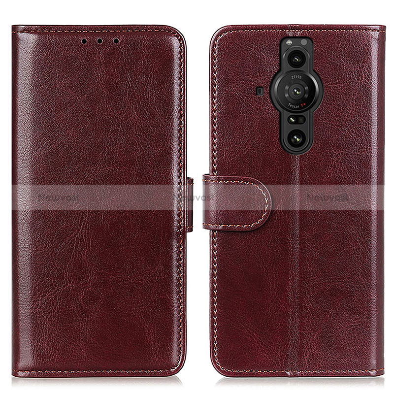 Leather Case Stands Flip Cover Holder M07L for Sony Xperia PRO-I